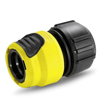 Universal hose coupling Plus with Aqua Stop