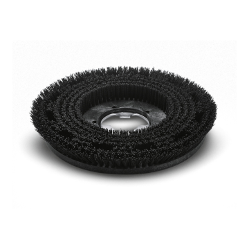 Disc brush, hard, black, 430 mm